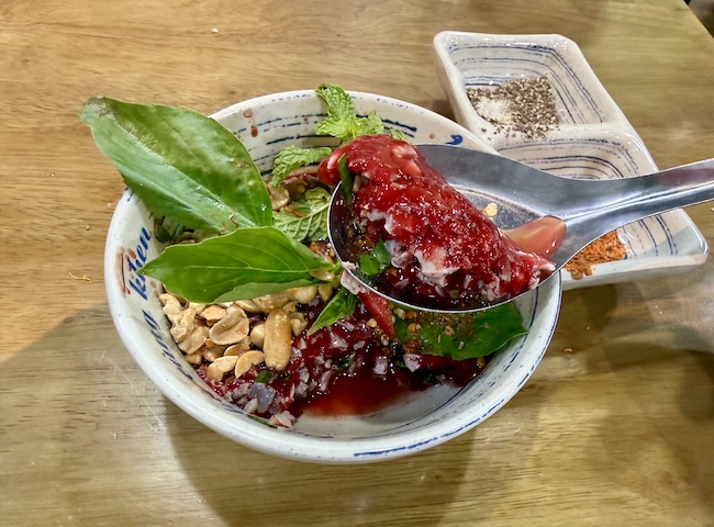 Raw Duck Blood Pudding Via 34
